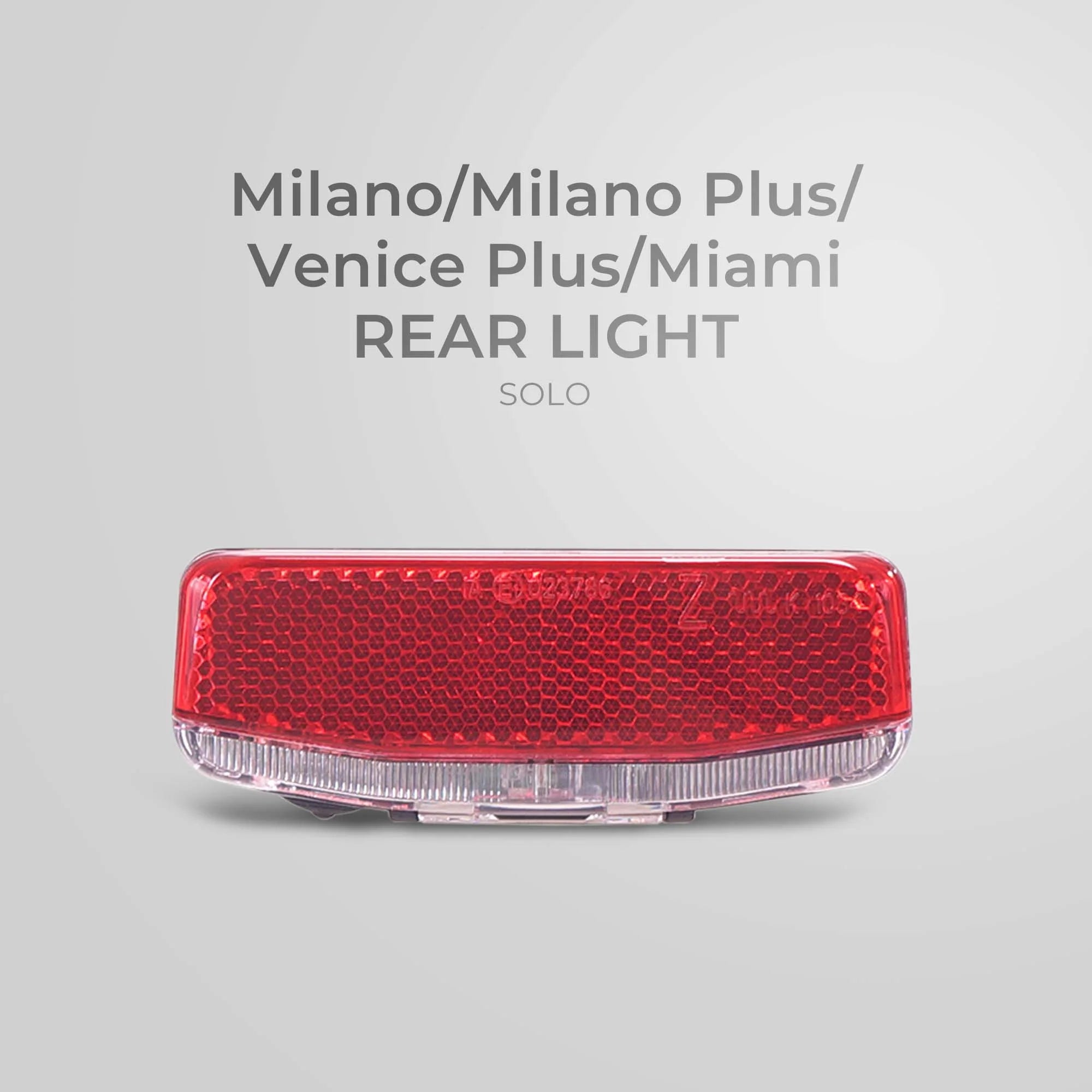 SPANNINGA SOLO Rear Bike light XB Version