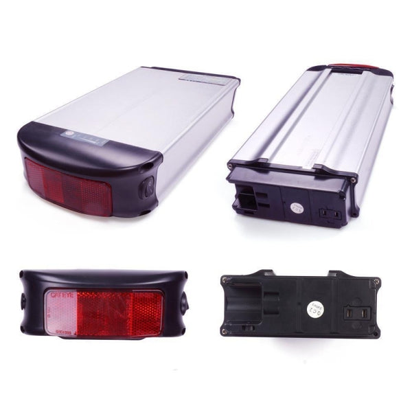 Das-Kit E-Bike, Pedelec 48V 13Ah 624Wh Battery Conversion Kit + Carrier + Charger [Black]