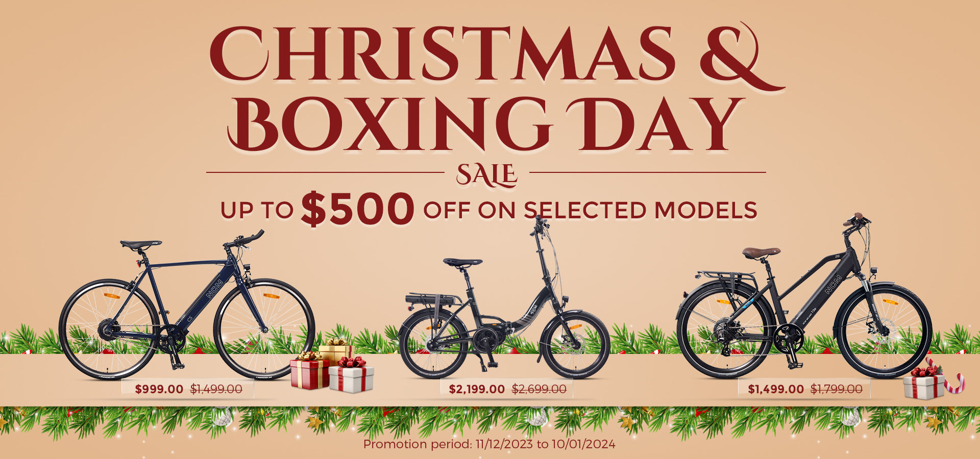 NCM Electric Bikes Up To 500 Off ncm-electric-bikes-up-to-500-off