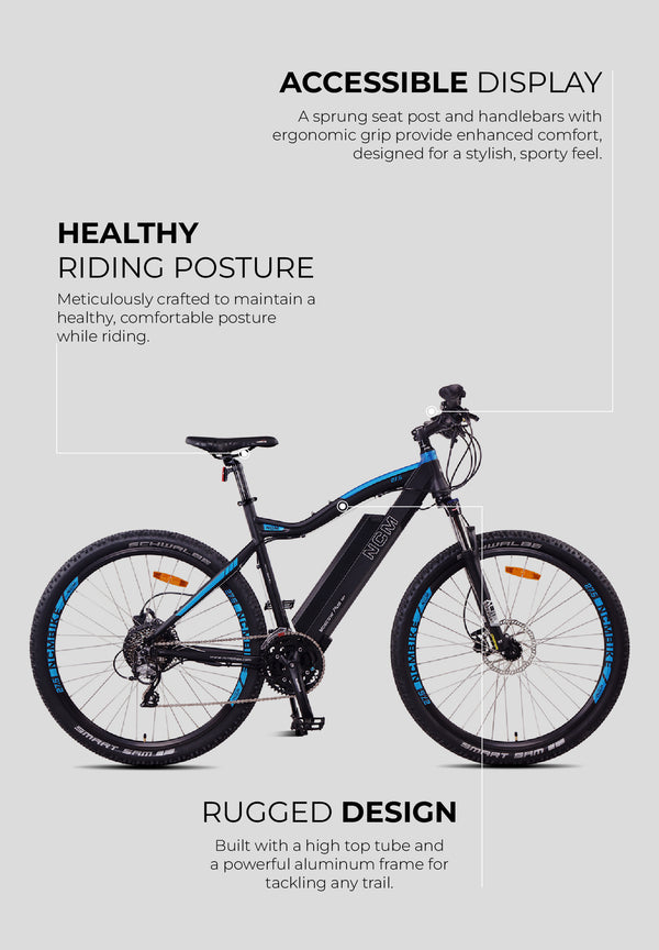 NCM Moscow Plus E-MTB 500W Peak Motor Power Electric Mountain Bike