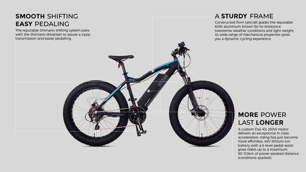 NCM Aspen Plus Fat Tyre Electric Bike